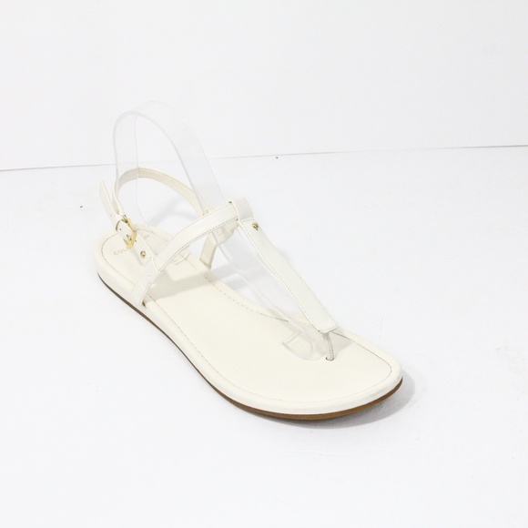 Cole Haan Flat Sandals sz 9 Women Leather Flip Flops Toe Post Shoes - Picture 2 of 8